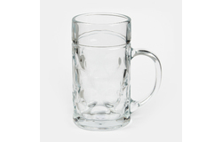 Кружка для пива 1 литр. стекло P.L,