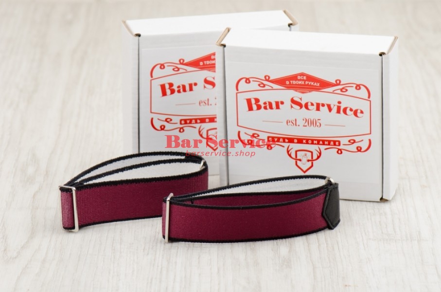 Армбенды, цвет бордо. Bar Service в Омске